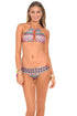 Luli Fama Lil Gem Lace Up High Halter